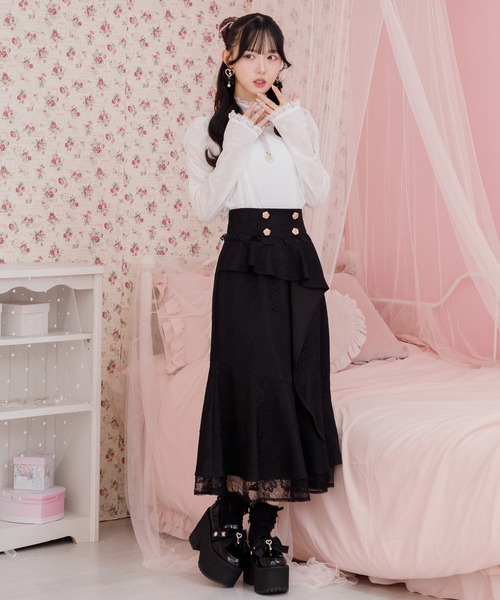 初売り初売り ROJITA tシャツ ビジューチェーンシアートップス レディース トップス