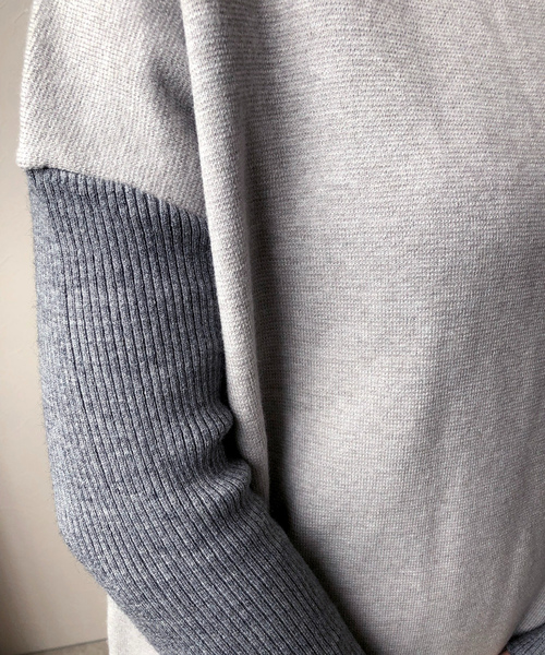 「LHELBIE」 ニットワンピース M ベージュ レディース_画像8