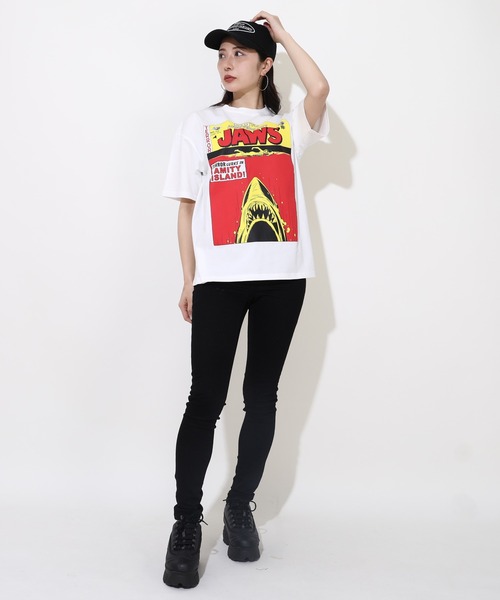 BABYDOLL tシャツ 「綿100％」 親子お揃い JAWS ジョーズ