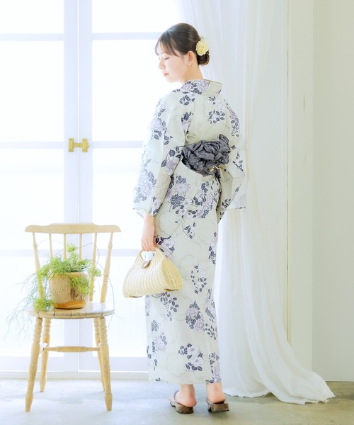 KIMONOMACHI セパレート浴衣 甚平 浴衣 「簡単着付け」レディース