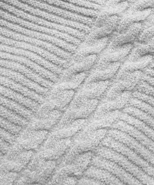 「JACK & MARIE」 ニットカーディガン S ライトグレー レディース_画像9