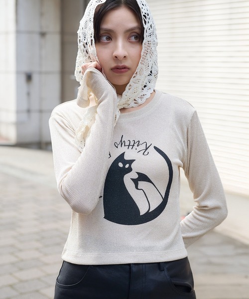 DURAS（デュラス） tシャツ ベルスリーブラメトップス レディース