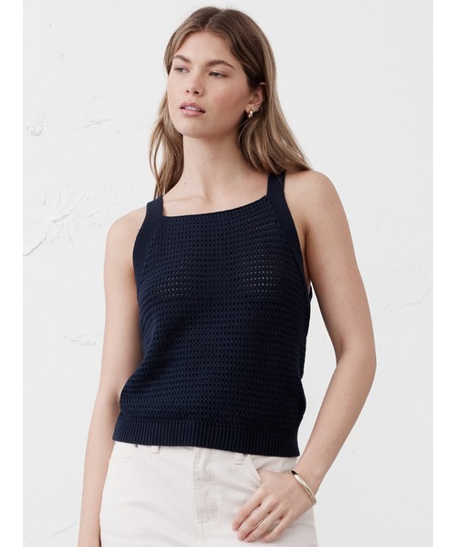 ニット セーター BANANA REPUBLIC FACTORY STORE　　オープンステッチセーター レディース BANANA REPUBLIC ニット セーター FACTORY STORE オープン