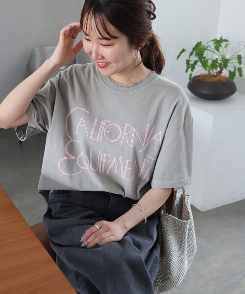 tシャツ 「THE DAY ON THE BEACH」カットオフTシャツ レディース THE DAY ON BEACH tシャツ 「THE BEACH」カットオフTシャツ