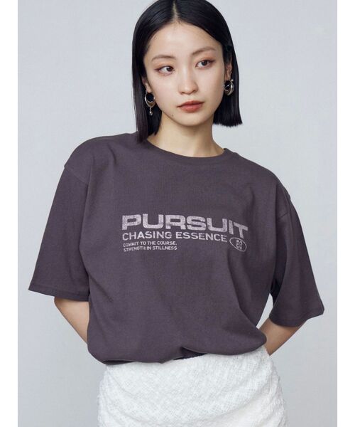 EMODA tシャツ ロゴグラフィックTシャツ レディース : ZOZOTOWN