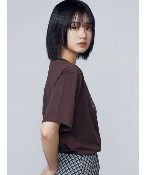 EMODA tシャツ ロゴグラフィックTシャツ レディース : ZOZOTOWN