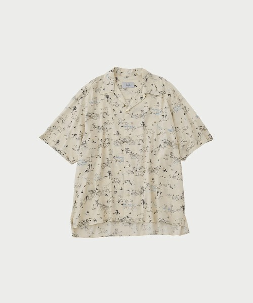 URU シャツ OPEN COLLAR S/S SHIRTS メンズ : ZOZOTOWN Yahoo!店