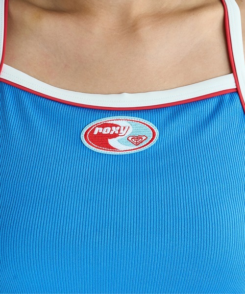 【倉庫一掃セール！】ROXY 25新作 Y2K レトロタンキニ M ブルー ROXY（ロキシー） 水着 FUN ＆ ALIVE TANKINI /ロキシーレトロライク
