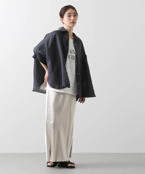 ブラウス シャツ リネンドルマンシャツ レディース UNITED ARROWS ブラウス シャツ リネン ドルマン レディース