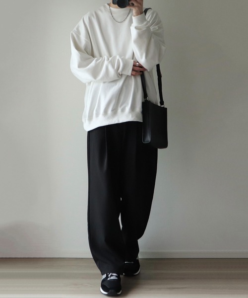 「Nilway」 スウェットカットソー SMALL ブルー メンズ