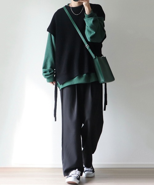 「Nilway」 スウェットカットソー SMALL ブルー メンズ