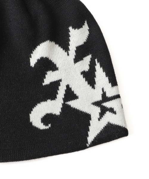 X-girl（エックスガール） ニット帽 ニットキャップ XG STAR LOGO