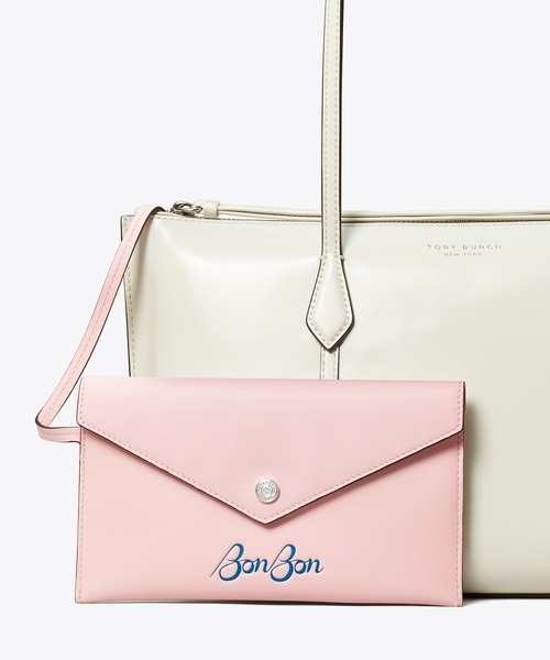 限定コラボ☆【Tory Burch × BonBon】スモール ジップ トート TORY BURCH トートバッグ Tory Burch x BonBon ペリー スモール