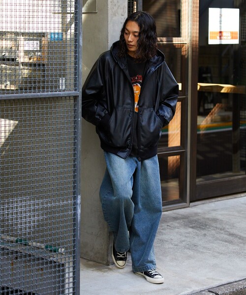 「FREAK'S STORE」 ブルゾン MEDIUM ブラック メンズ_画像2