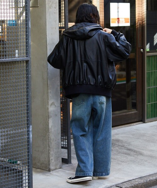 「FREAK'S STORE」 ブルゾン MEDIUM ブラック メンズ_画像4