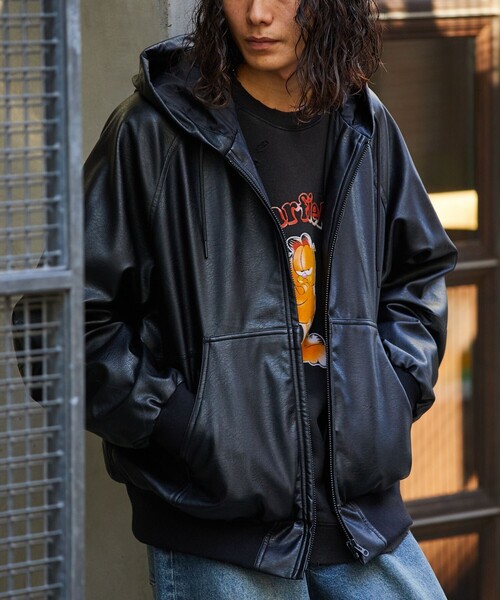 「FREAK'S STORE」 ブルゾン MEDIUM ブラック メンズ_画像6