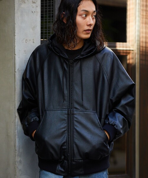 「FREAK'S STORE」 ブルゾン MEDIUM ブラック メンズ_画像8