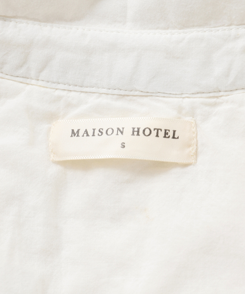 2024ss MAISON HOTEL/メゾンホテルオープンブラウス　ラックス 2024ss MAISON HOTEL/メゾンホテルオープンブラウス ラックス