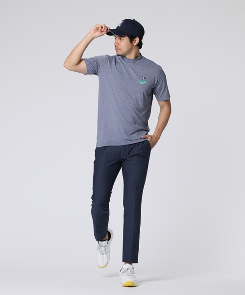 マンシングウェア　EOVOY ドライストレッチ　モックネックシャツ　3L 極美品 マンシングウェア Munsingwear サンスクリーンNIRストレッチベア