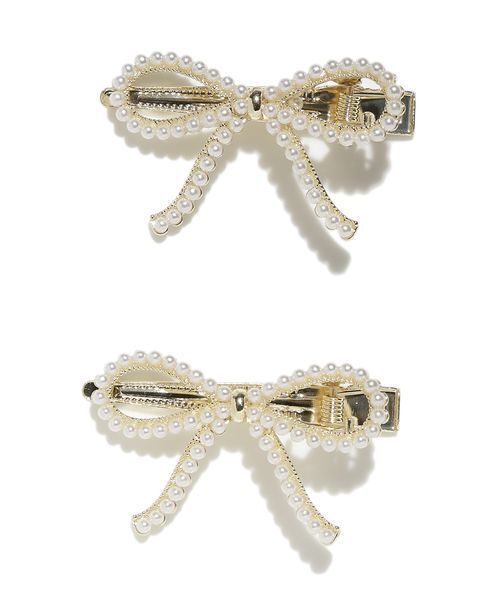 SNIDEL ヘアクリップ リボンヘアクリップセット : ZOZOTOWN