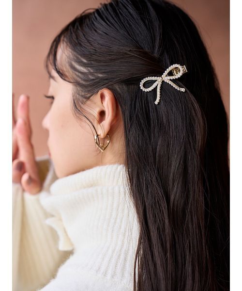snidel ヘアクリップ SNIDEL ヘアクリップ リボンヘアクリップセット : ZOZOTOWN