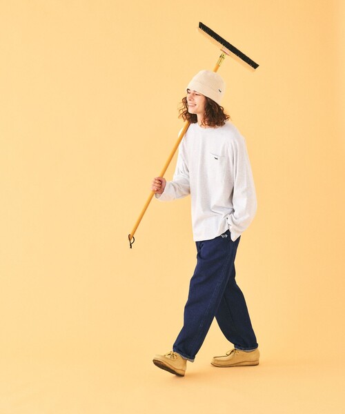 「TOWNCRAFT」 長袖Tシャツ MEDIUM ネイビー メンズ