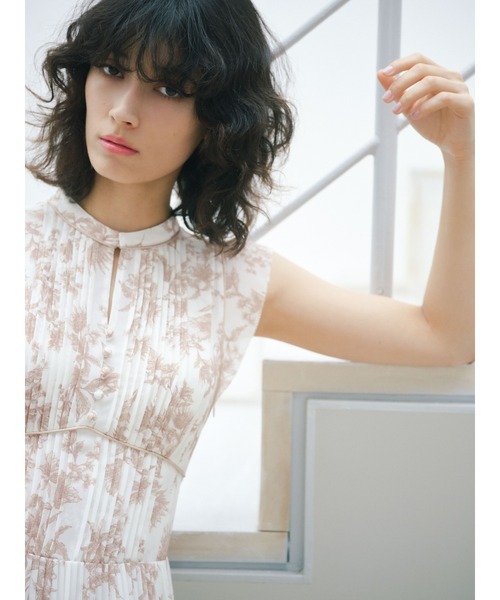 SNIDEL（スナイデル） ノースリーブワンピース 00 ピンクベージュ