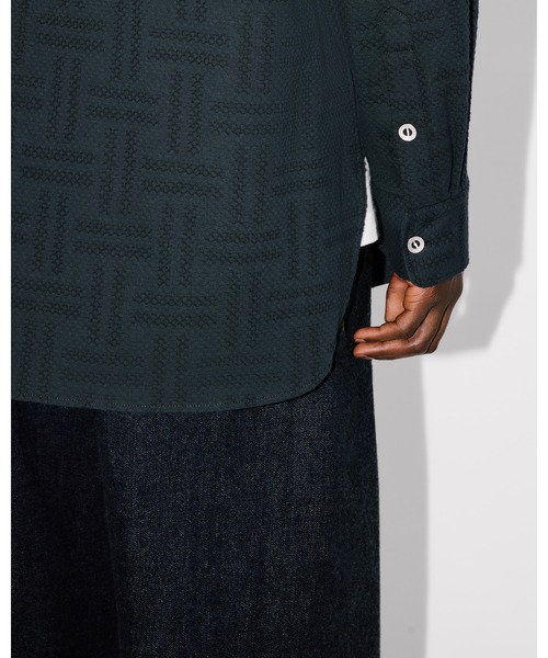 シャツ 'KENZO Weave' ワークウエア オーバーシャツ メンズの画像