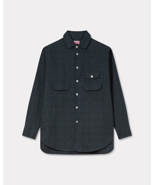 KENZO（ケンゾー） シャツ 'KENZO Weave' ワークウエア オーバーシャツ