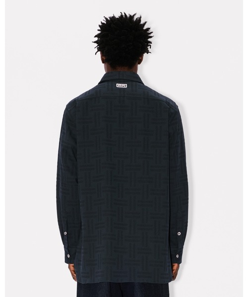 KENZO（ケンゾー） シャツ 'KENZO Weave' ワークウエア オーバーシャツ