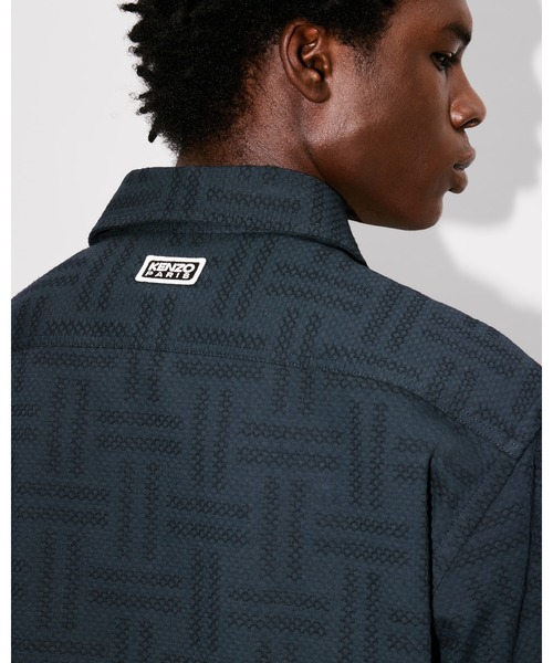 KENZO（ケンゾー） シャツ 'KENZO Weave' ワークウエア オーバーシャツ