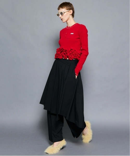 MAISON SPECIAL（メゾンスペシャル） スラックス パンツ レディース