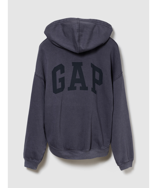 GAP パーカー リラックス ミニGAPロゴ クロップドパーカー