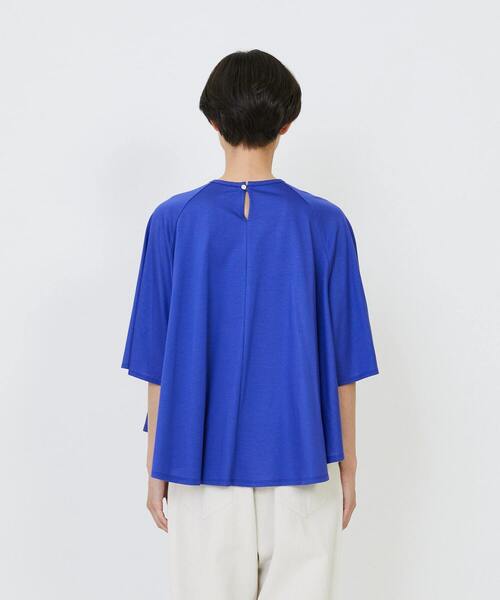tシャツ 「4月ベストセラーブランド内2位」「4月お気に入り登録ブランド内2位」オーガニックコットン天竺Aラインプルオーバー レディースの画像