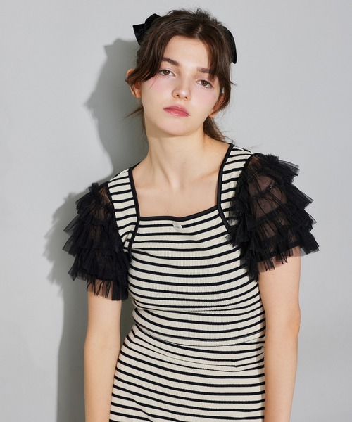 tシャツ 「Seemi.」ワッフルトップス レディース