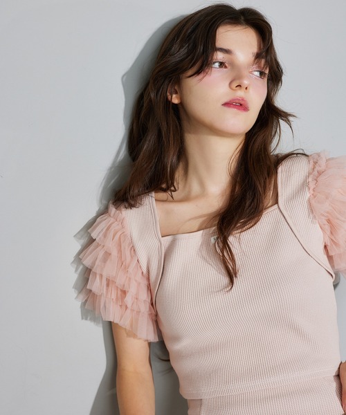 tシャツ 「Seemi.」ワッフルトップス レディース