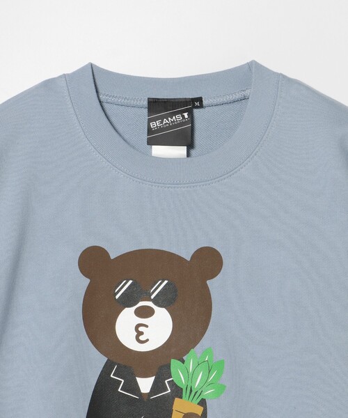 BEAMS T ビームス IVY BEAR ベアー クルーネック スウェット　S BEAMS T（ビームスティー）の「【SPECIAL PRICE】The Wonderful! design works. / IVY BEAR  クルーネック スウェット（スウェット）」 - WEAR
