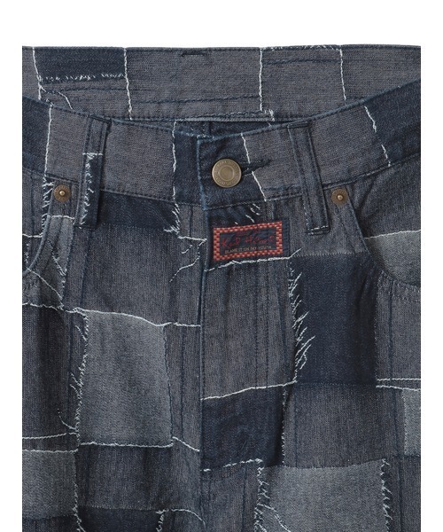 Karl Helmut ジーンズ パッチワークジャガードパンツ メンズ
