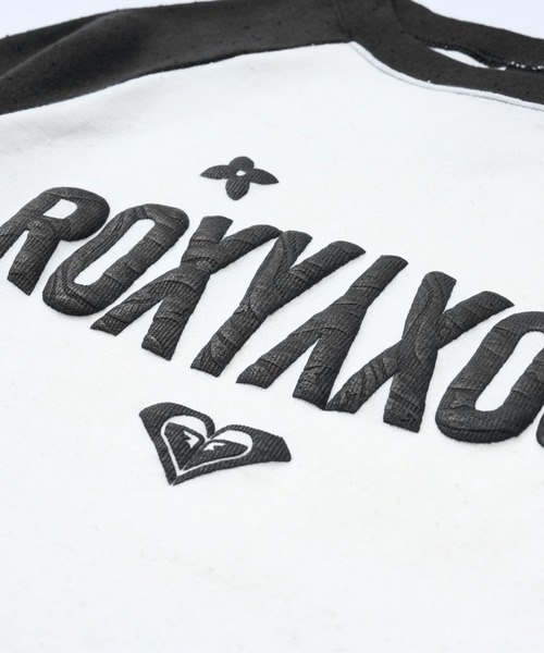 「ROXY」 長袖カットソー MEDIUM ホワイト レディース