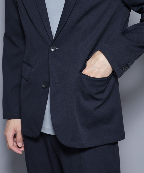 NANO universe カジュアルスーツ 「N JACKET BASIC」シャドー