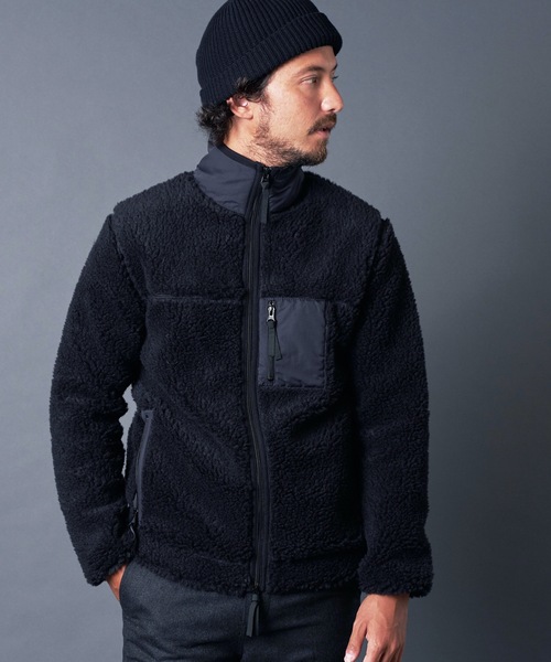 「Magine」 ジップアップブルゾン 48 チャコールグレー メンズ_画像3