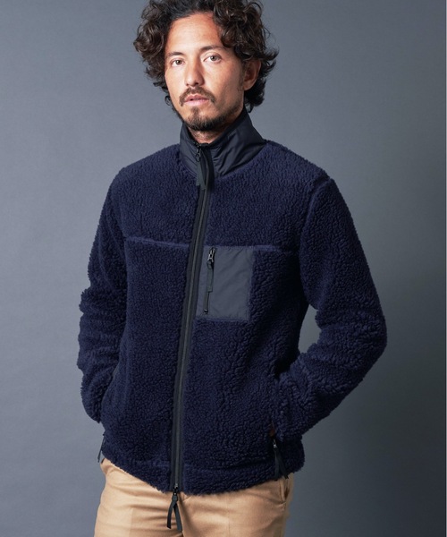 「Magine」 ジップアップブルゾン 48 チャコールグレー メンズ_画像7