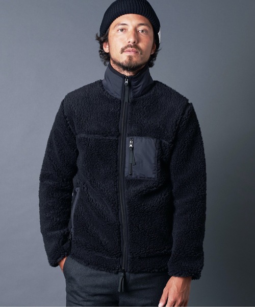 「Magine」 ジップアップブルゾン 48 チャコールグレー メンズ_画像9