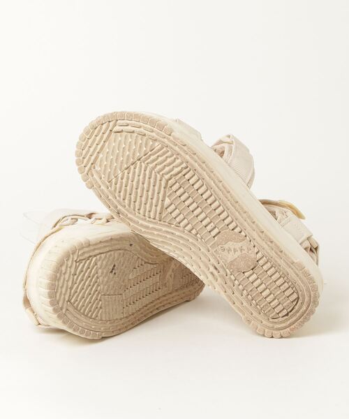「SHAKA」 フラットサンダル 24cm ベージュ レディース_画像3