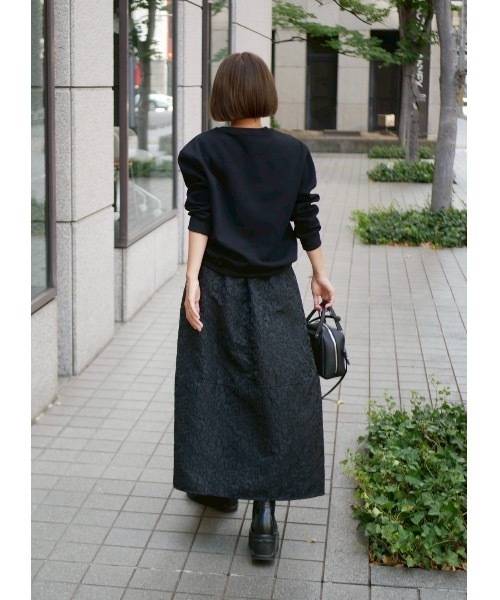 BeBeoD スカート フラワージャガードフレアスカート : ZOZOTOWN Yahoo