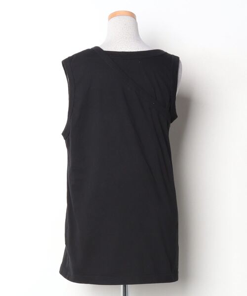 「INSCRIRE」 ノースリーブトップス - ブラック レディース_画像2