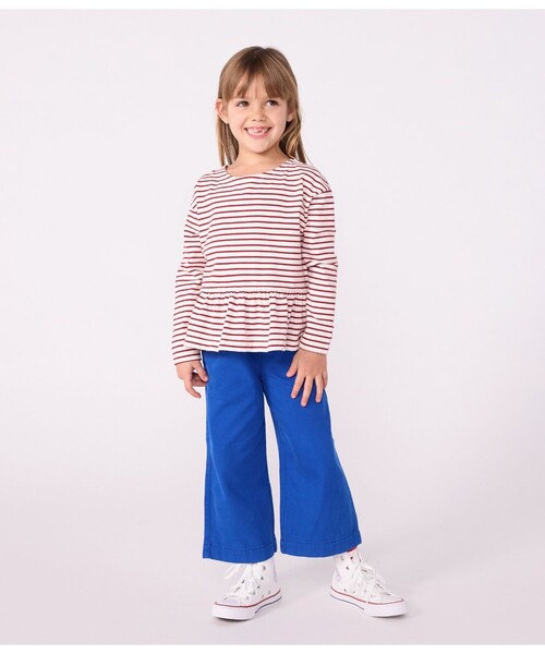 PETIT BATEAU - 編み物 ティーシャツ マリニエールプルオーバー キッズ 小わっぱ服 セーター-ベビー、キッズ、マタニティ-子ども服、シューズ