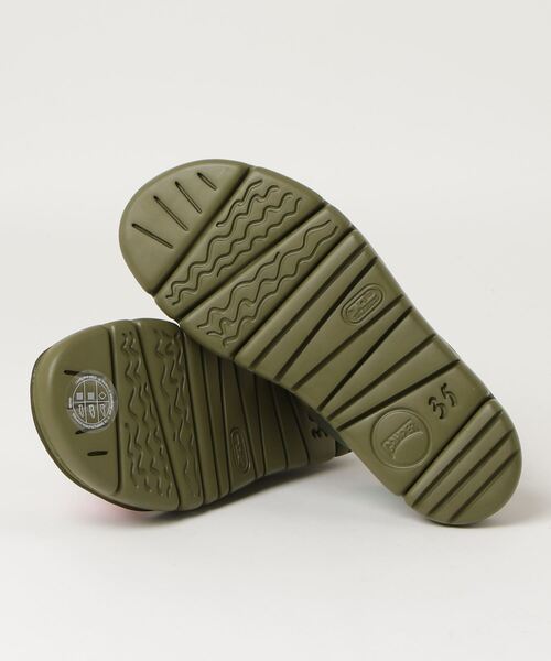 「CAMPER」 フラットサンダル 25.0cm グリーン レディース_画像7