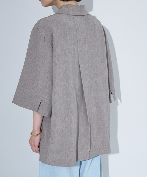 「NOMINE」 テーラードジャケット フリー ベージュ レディース_画像6