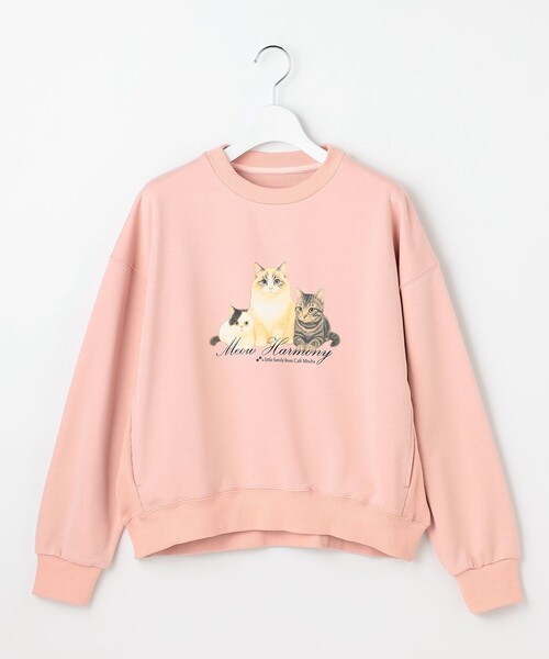 Feroux（フェルゥ） トレーナー スウェット 「洗える」猫ちゃん